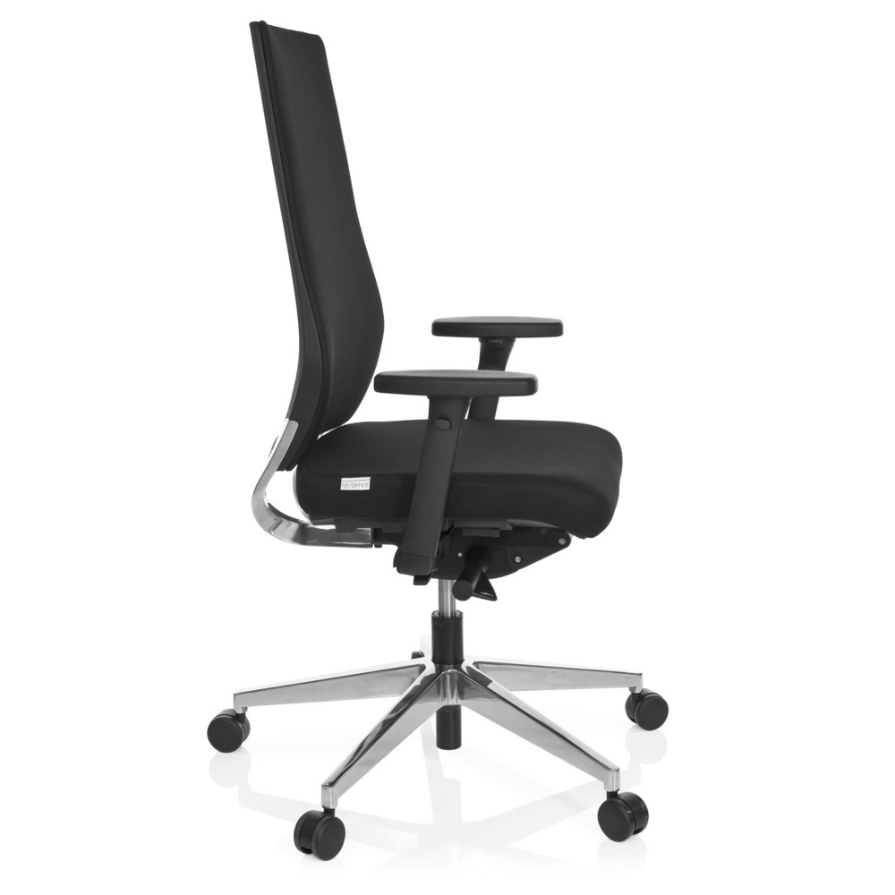 N° de l'image du produit 4 : Siège de bureau / siège pivotant hjh OFFICE PRO-TEC 700 tissu, noir