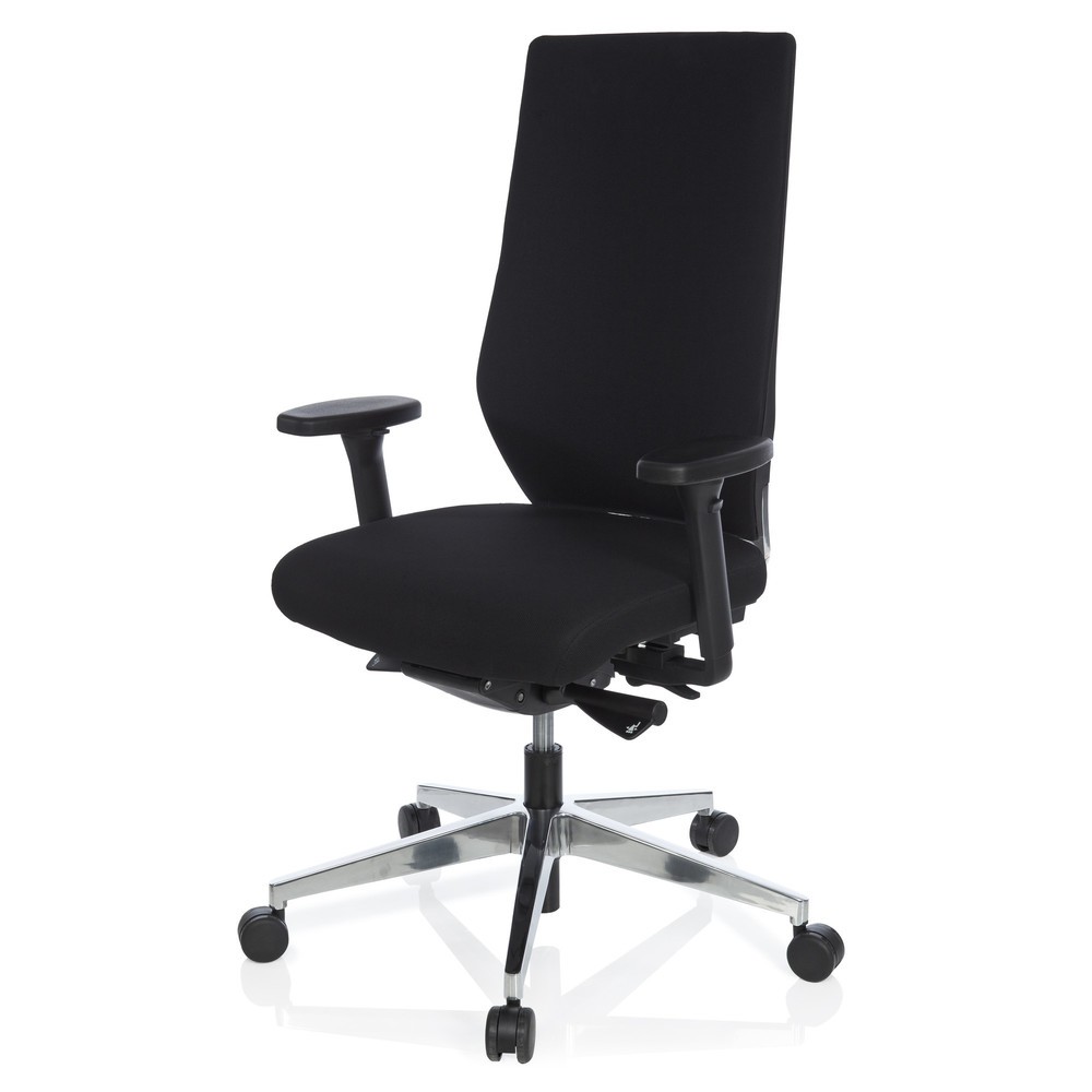 N° de l'image du produit 10 : Siège de bureau / siège pivotant hjh OFFICE PRO-TEC 700 tissu, noir