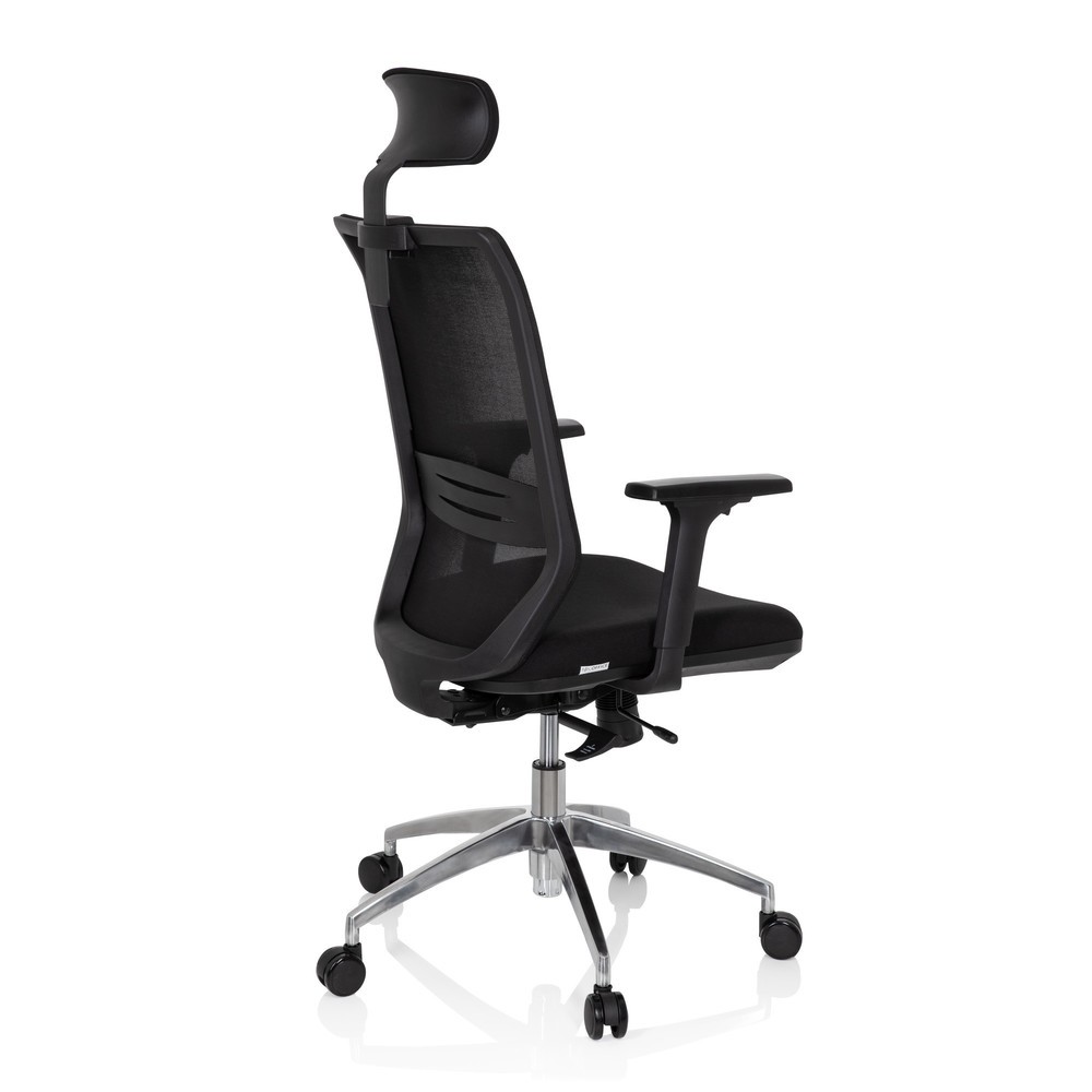 N° de l'image du produit 5 : Siège de bureau / siège pivotant hjh OFFICE PROFONDO PRO tissu/maille, noir