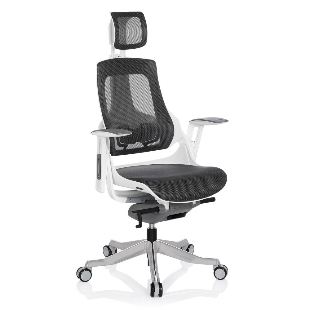 N° de l'image du produit 3 : Siège de bureau / siège pivotant hjh OFFICE SPEKTRE maille, gris