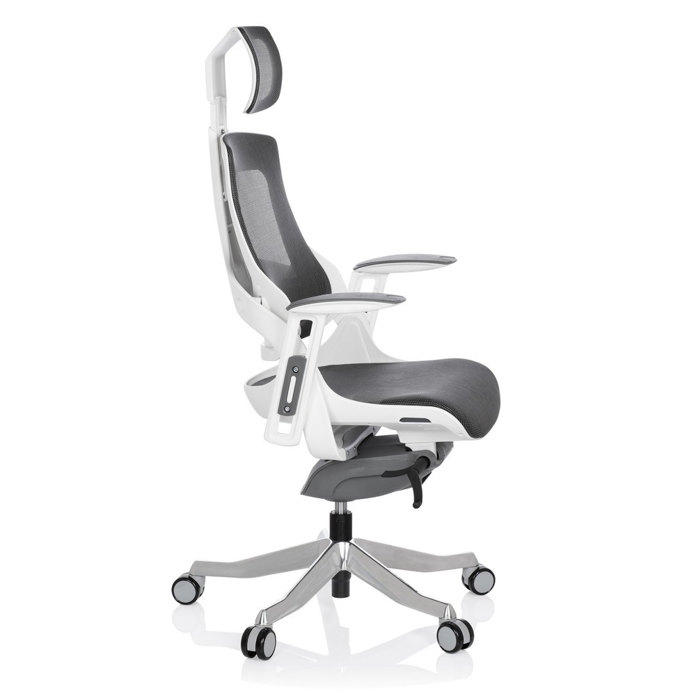 N° de l'image du produit 4 : Siège de bureau / siège pivotant hjh OFFICE SPEKTRE maille, gris