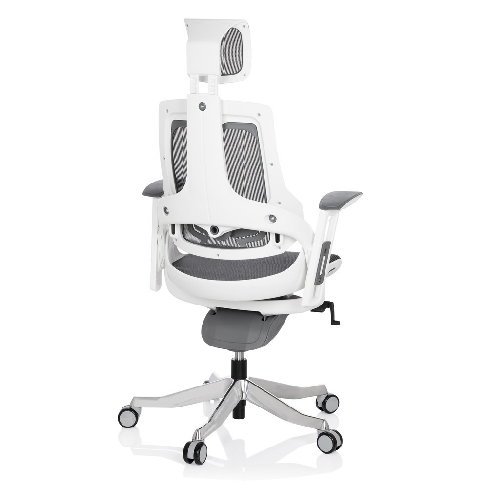 N° de l'image du produit 6 : Siège de bureau / siège pivotant hjh OFFICE SPEKTRE maille, gris