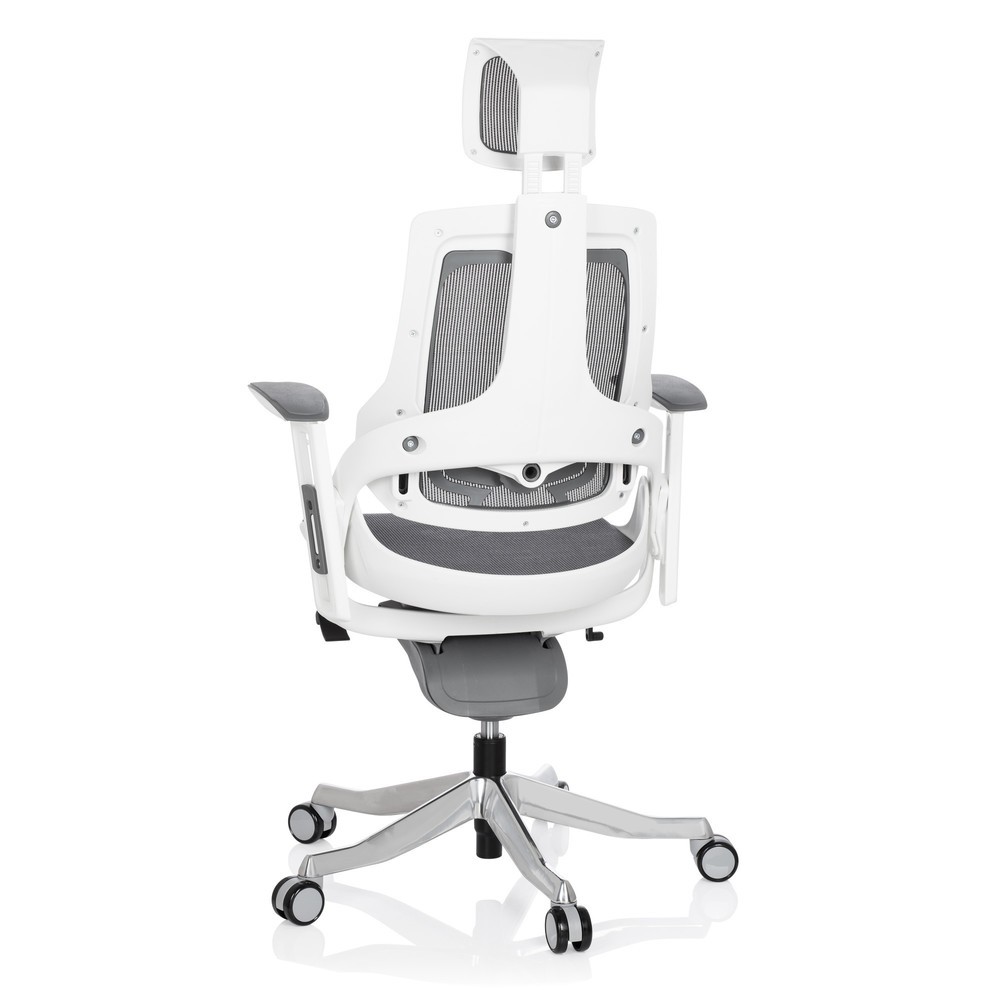 N° de l'image du produit 7 : Siège de bureau / siège pivotant hjh OFFICE SPEKTRE maille, gris