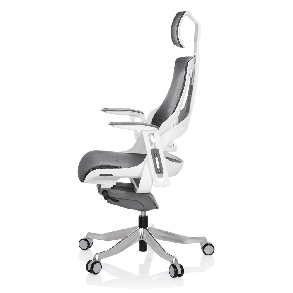 N° de l'image du produit 9 : Siège de bureau / siège pivotant hjh OFFICE SPEKTRE maille, gris