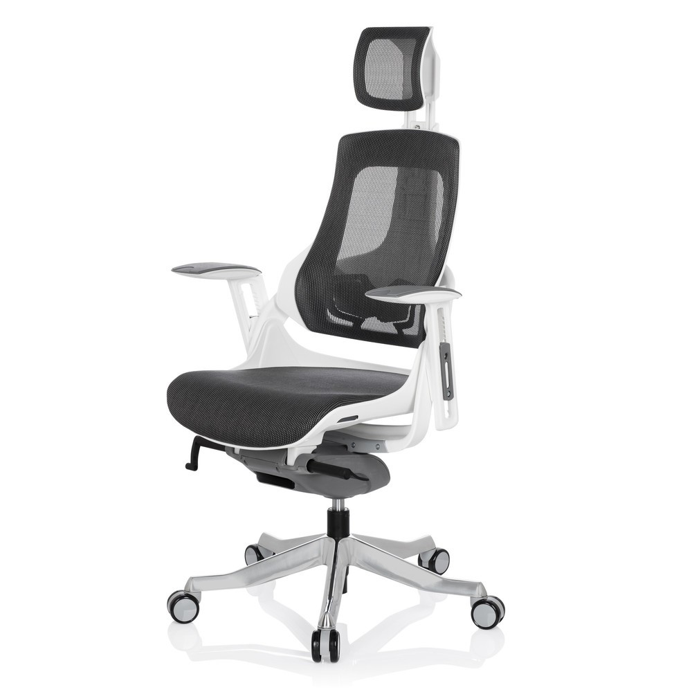 N° de l'image du produit 10 : Siège de bureau / siège pivotant hjh OFFICE SPEKTRE maille, gris