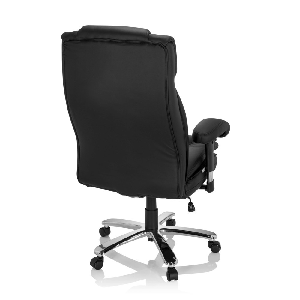 N° de l'image du produit 5 : Siège pour personne forte / siège de bureau hjh OFFICE BUILDER XXL I PU similicuir, noir