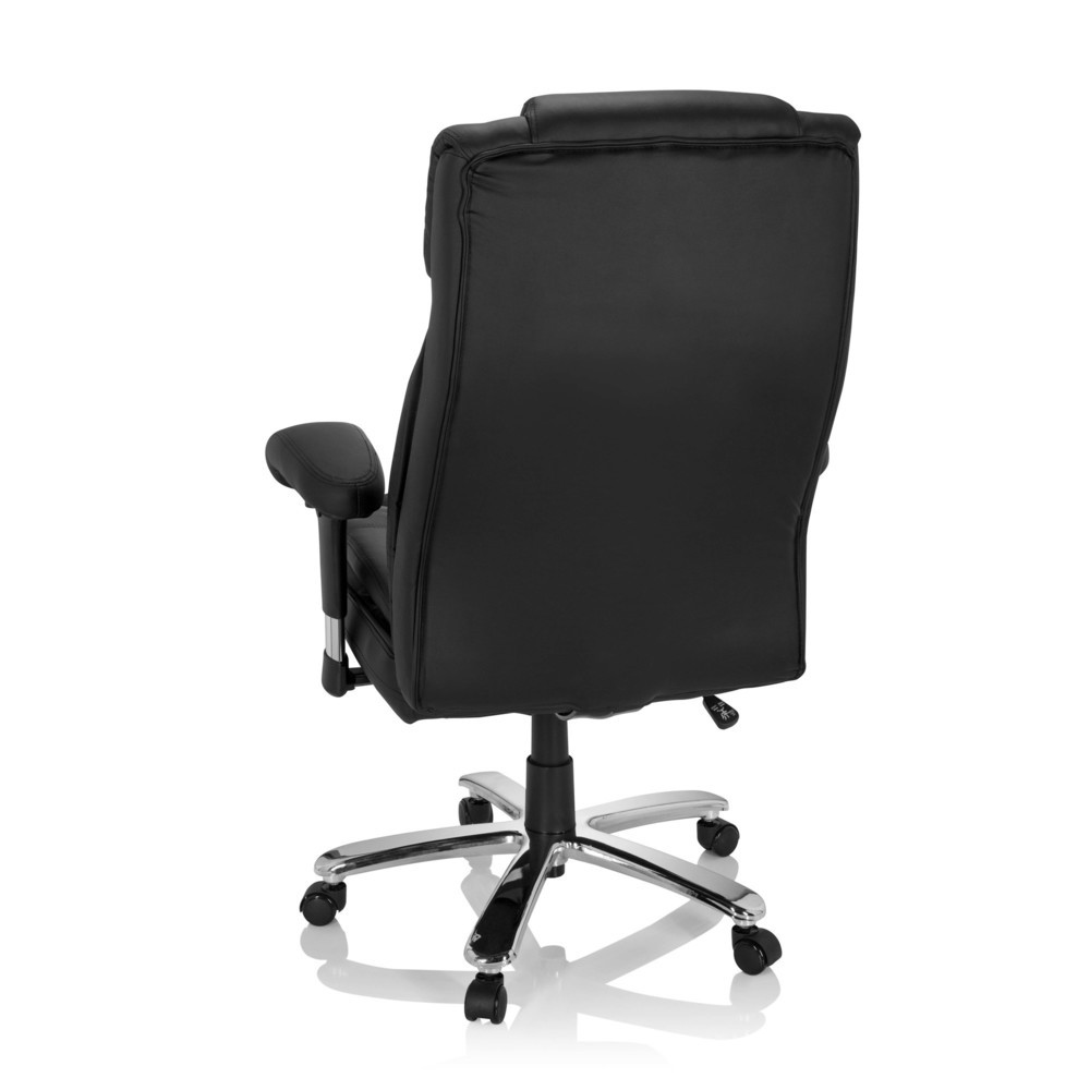 N° de l'image du produit 6 : Siège pour personne forte / siège de bureau hjh OFFICE BUILDER XXL I PU similicuir, noir