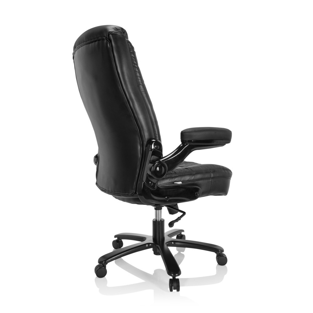 N° de l'image du produit 4 : Siège pour personne forte / siège de bureau hjh OFFICE INSTRUCTOR III XXL cuir, noir