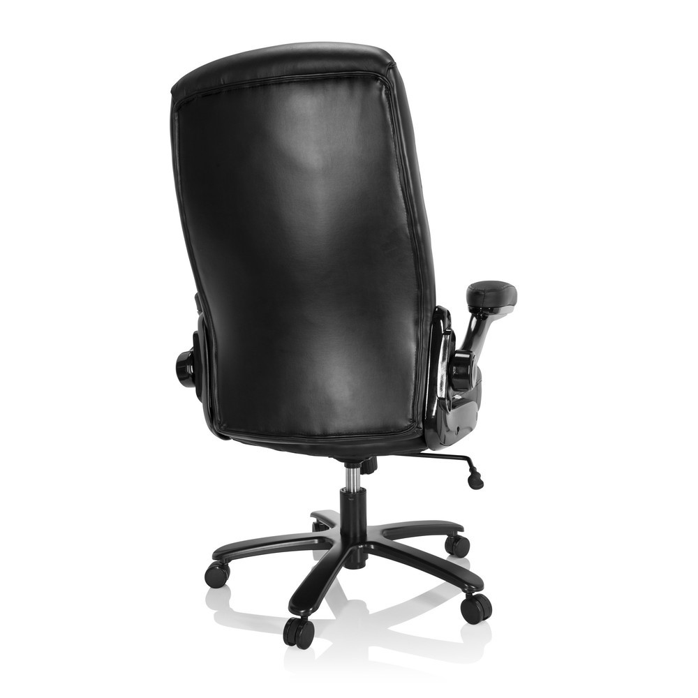 N° de l'image du produit 5 : Siège pour personne forte / siège de bureau hjh OFFICE INSTRUCTOR III XXL cuir, noir