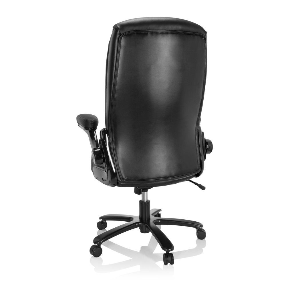 N° de l'image du produit 6 : Siège pour personne forte / siège de bureau hjh OFFICE INSTRUCTOR III XXL cuir, noir