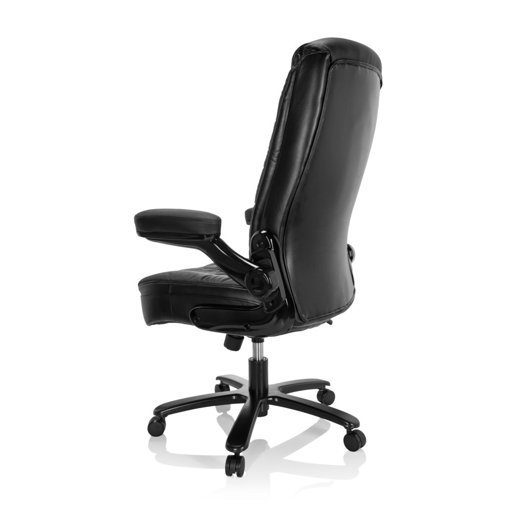 N° de l'image du produit 7 : Siège pour personne forte / siège de bureau hjh OFFICE INSTRUCTOR III XXL cuir, noir