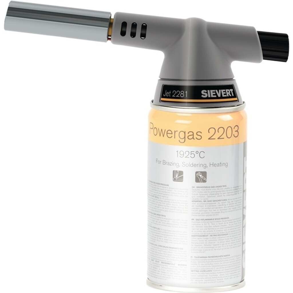 SIEVERT Lötlampe Handyjet 2281, 140 g/h, ohne Schraubkartusche, 1,8 kW Produktabbildung: SIEVERT Lötlampe Handyjet 2281, 140 g/h, ohne Schraubkartusche, 1,8 kW