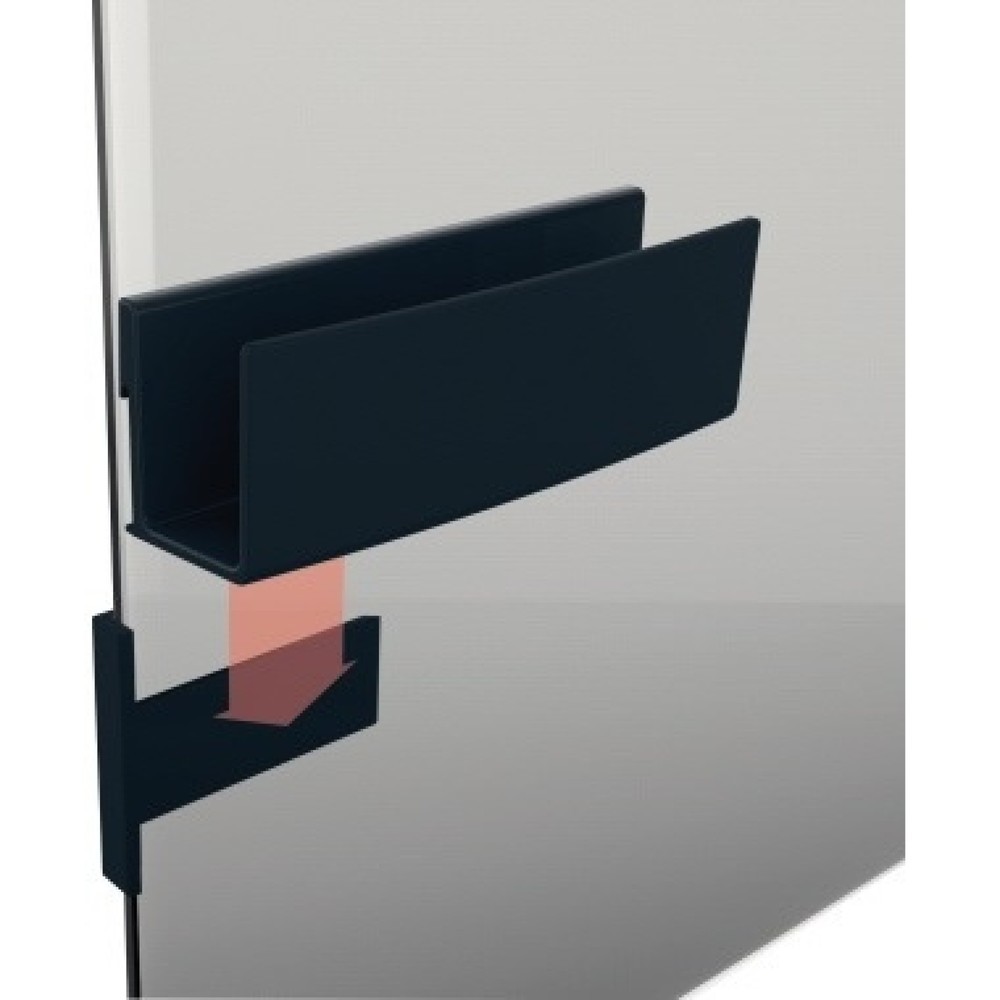 Produktabbildung Nr. 2: SIGEL Ablagefach GL803 160x54x43mm Kunststoff anthrazit