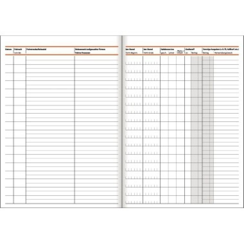 Produktabbildung: SIGEL Fahrtenbuch PKW FA513 DIN A5 32Blatt