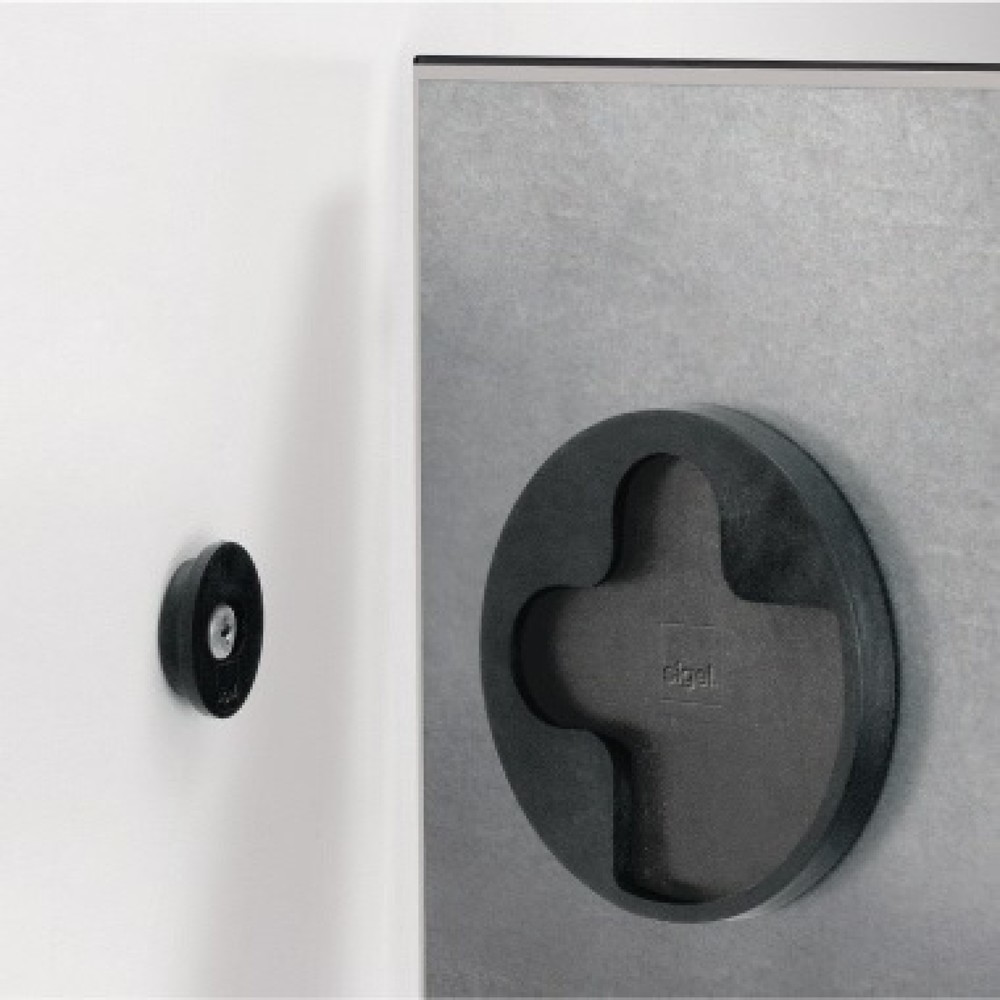 Produktabbildung Nr. 5: SIGEL Magnetboard Artverum GL168 480x480x15mm Glas Sichtbeton