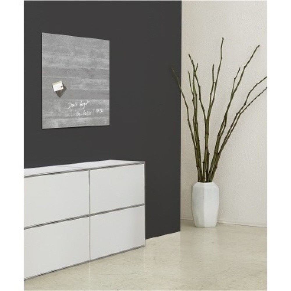 Produktabbildung Nr. 7: SIGEL Magnetboard Artverum GL168 480x480x15mm Glas Sichtbeton
