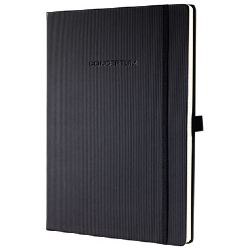Produktabbildung: SIGEL Notizbuch Conceptum CO110 ca. DIN A4 blanko 97Blatt schwarz