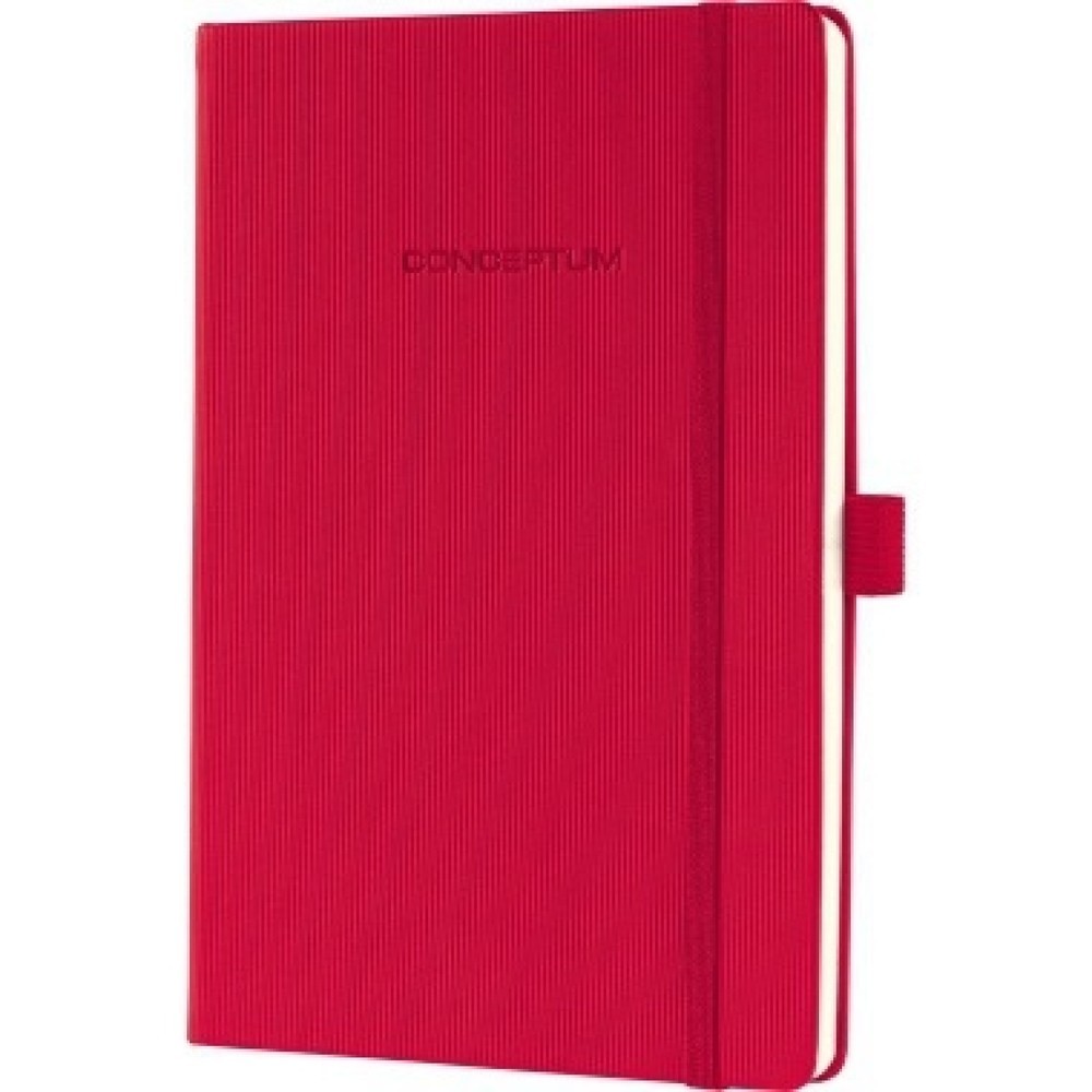 Produktabbildung: SIGEL Notizbuch Conceptum CO654 ca. DIN A5 kariert 194Blatt HC rot