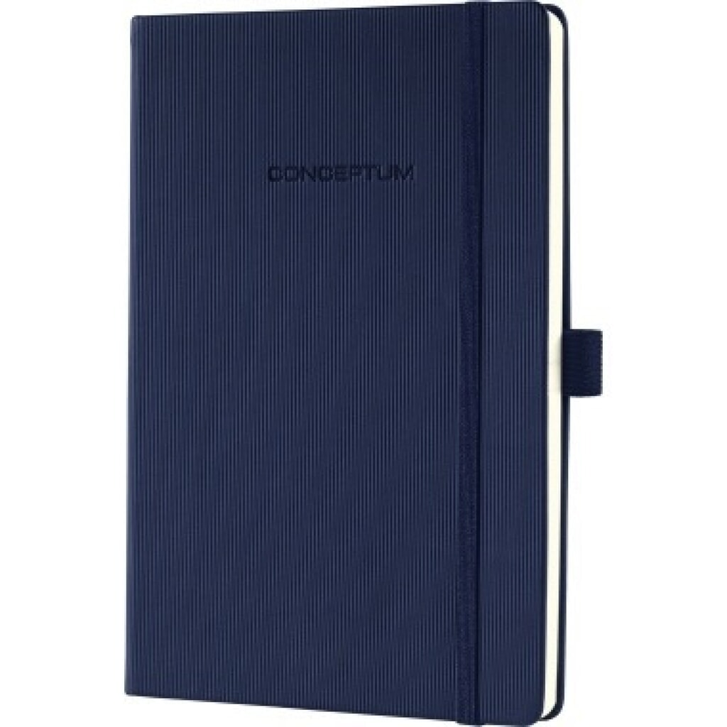 Produktabbildung: SIGEL Notizbuch Conceptum CO656 ca. DIN A5 kariert 194Bl. HC d.blau