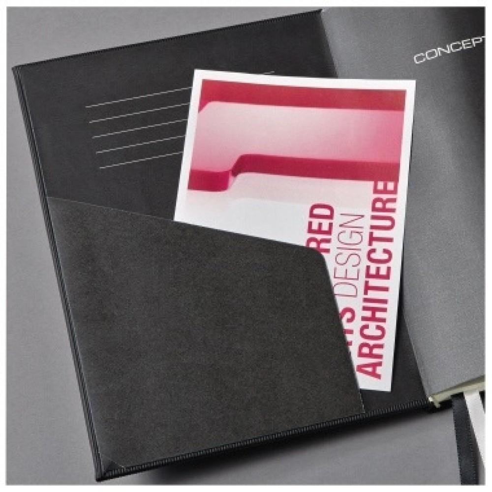 Produktabbildung Nr. 11: SIGEL Notizbuch Conceptum CO161 ca. DIN A5 194S kariert schwarz
