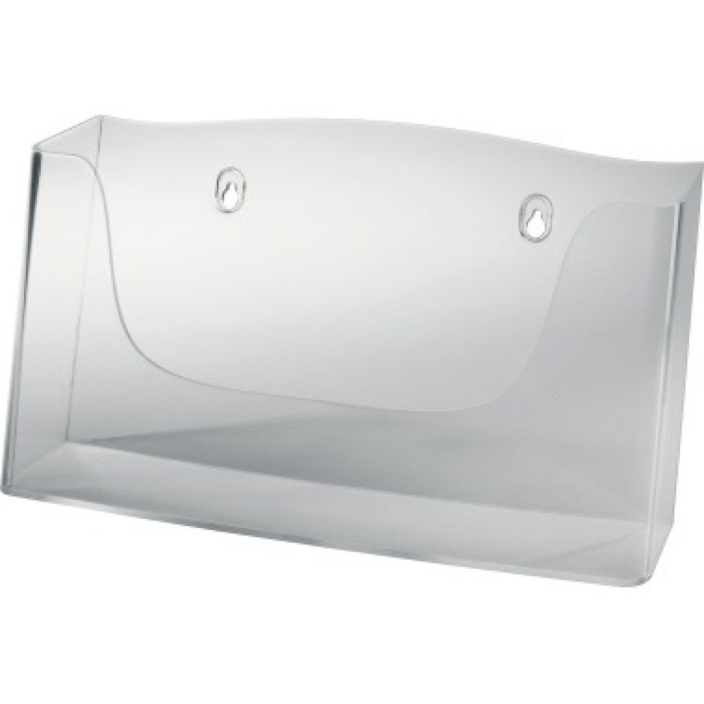 Produktabbildung: SIGEL Wandprospekthalter LH118 für DIN A4 quer 1Fach Acryl glasklar