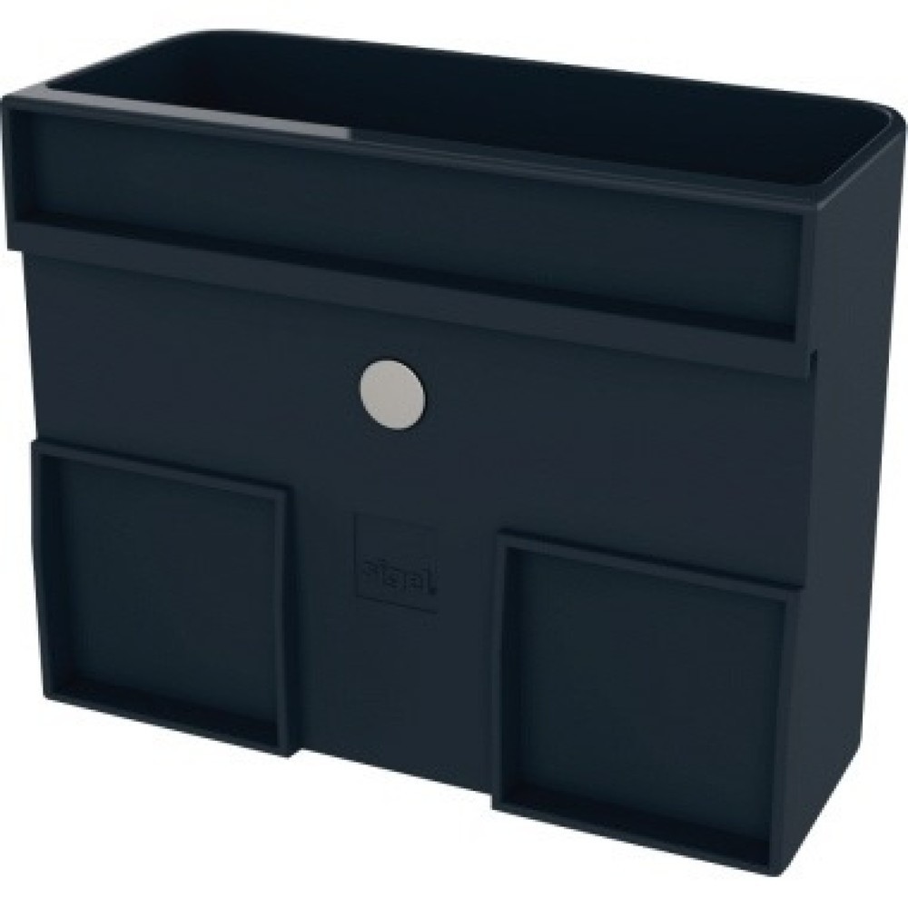 Produktabbildung: SIGEL Stifteköcher M GL802 120x94x51mm Kunststoff anthrazit