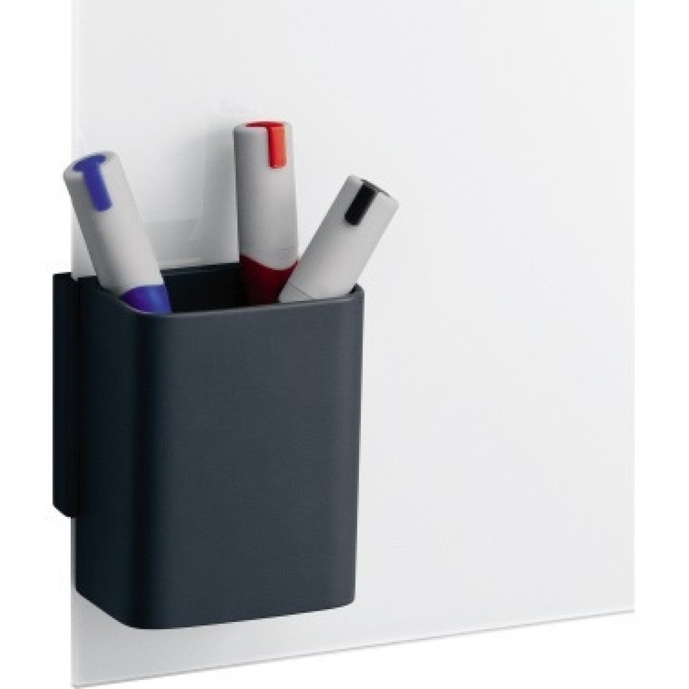 Produktabbildung Nr. 2: SIGEL Stifteköcher S GL801 75x94x51mm Kunststoff anthrazit