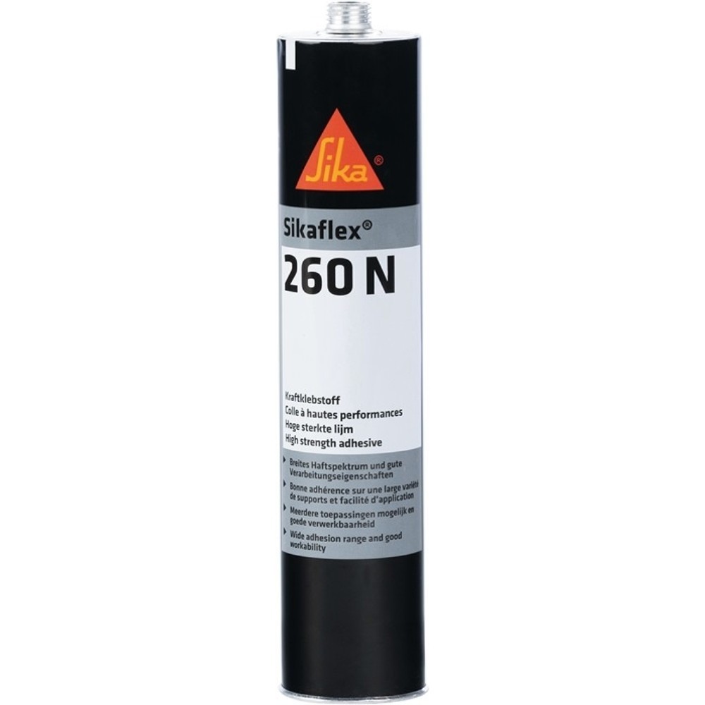 Produktabbildung: SIKA Konstruktionskleberflex®-260 N schwarz 300 ml Kartusche SIKA