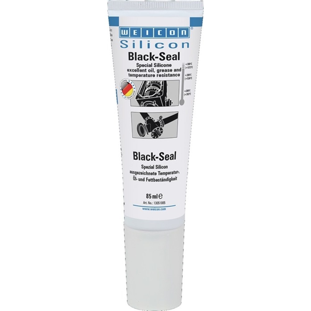 N° de l'image du produit 2 : Tube spécial en silicone noir noir de 85 ml de WEICON
