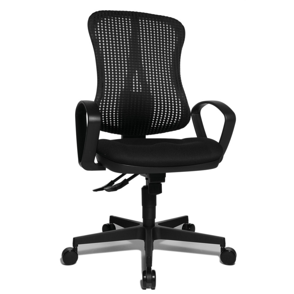 Número de imagen del producto 2: Silla de oficina giratoria Topstar® Point SY, asiento moldeado, negro/negro