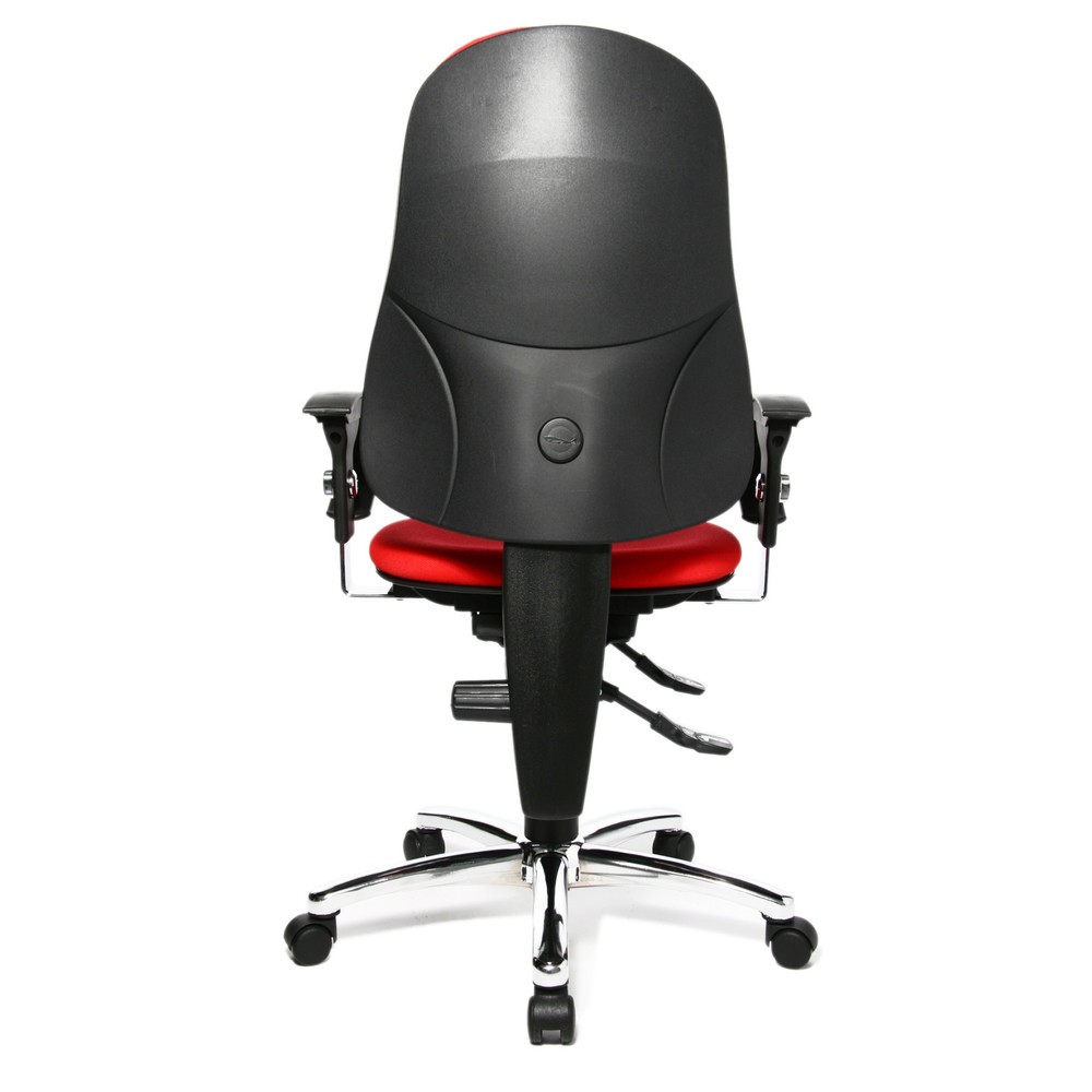 Número de imagen del producto 5: Silla de oficina giratoria Topstar® Ortho 10, apoyabrazos de altura ajustable, rojo