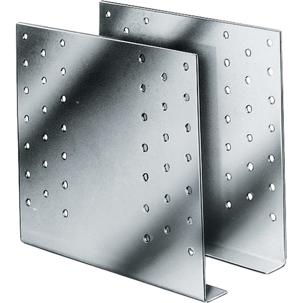 SIMPSON STRONG TIE Gerberverbinder GERW180-B, feuerverzinkt, Abmessung 180 x 180 x 20 x 2 mm Produktabbildung: SIMPSON STRONG TIE Gerberverbinder GERW180-B, feuerverzinkt, Abmessung 180 x 180 x 20 x 2 mm