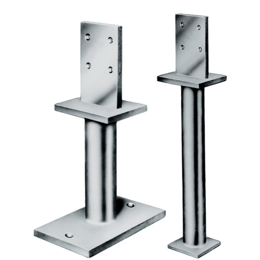 Produktabbildung: SIMPSON STRONG TIE Stützenfuß PIS / PISB, Stahl stückverzinkt zum Aufschrauben, 100 x 80 x 10 mm, Loch-Ø 8,5 mm
