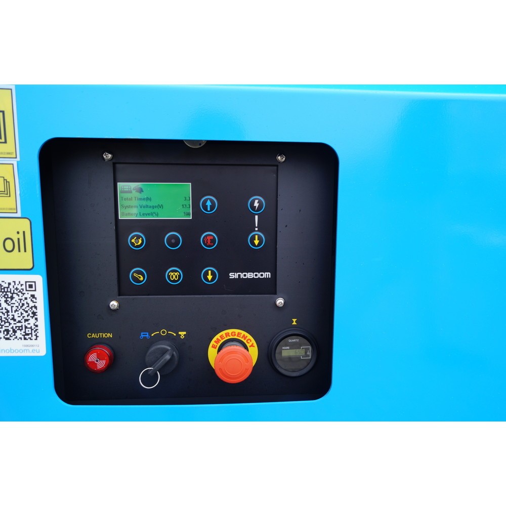 Produktabbildung Nr. 4: Sinoboom Gelände-Scherenarbeitsbühne 4069RE, elektrisch verfahrbar, max. 14,20 m Arbeitshöhe, Tragkraft 365 kg