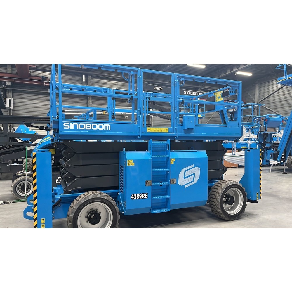 Produktabbildung Nr. 4: Sinoboom Gelände-Scherenarbeitsbühne 4389RE, elektrisch verfahrbar, max. 15,10 m Arbeitshöhe, Tragkraft 680 kg