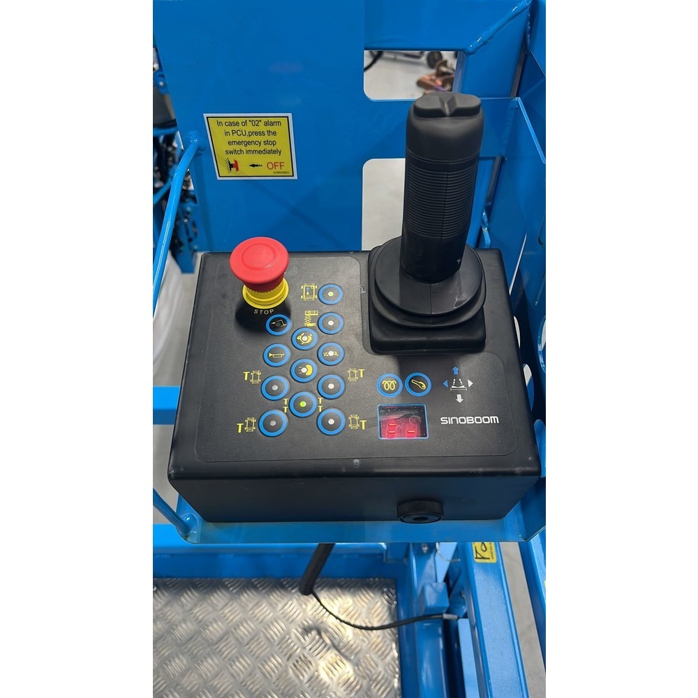 Produktabbildung Nr. 5: Sinoboom Gelände-Scherenarbeitsbühne 4389RE, elektrisch verfahrbar, max. 15,10 m Arbeitshöhe, Tragkraft 680 kg
