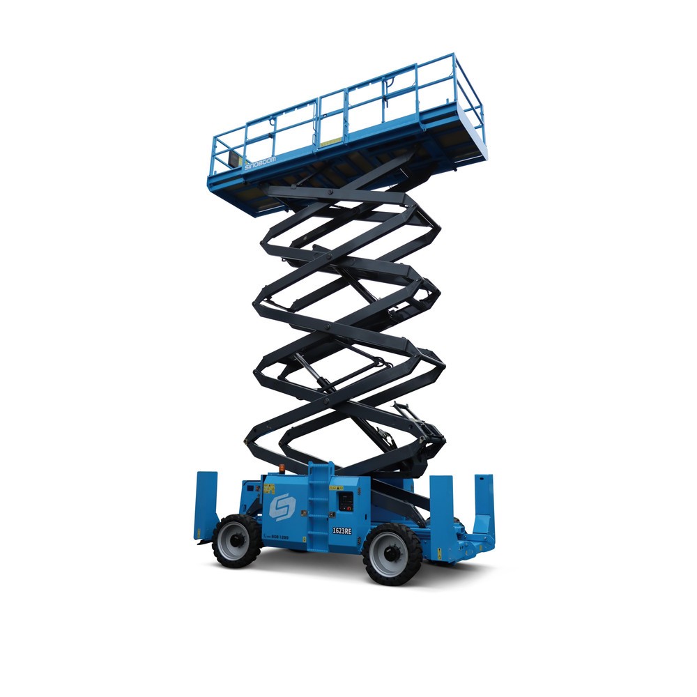 Produktabbildung Nr. 3: Sinoboom Gelände-Scherenarbeitsbühne 5389RE, elektrisch verfahrbar, max. 18,20 m Arbeitshöhe, Tragkraft 680 kg