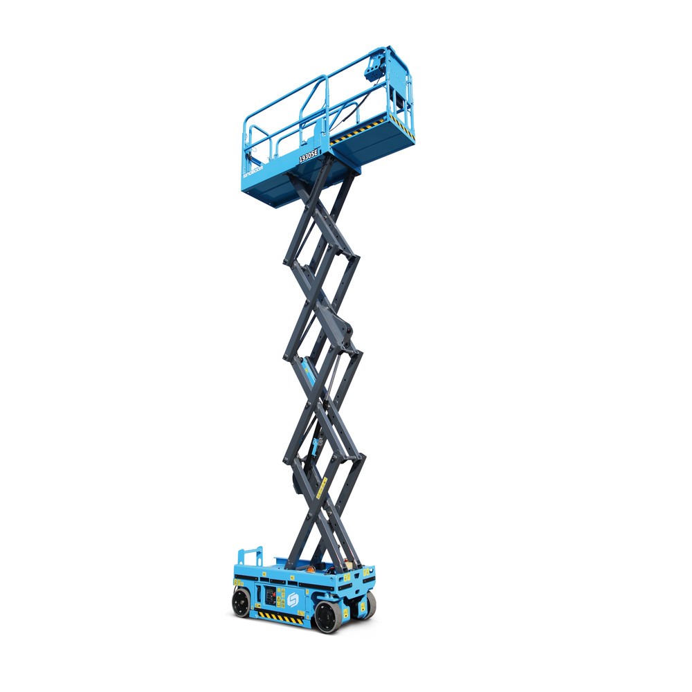 Produktabbildung: Sinoboom Scherenarbeitsbühne 1930E, elektrisch verfahrbar, max. 7,80 m Arbeitshöhe, Tragkraft 230 kg