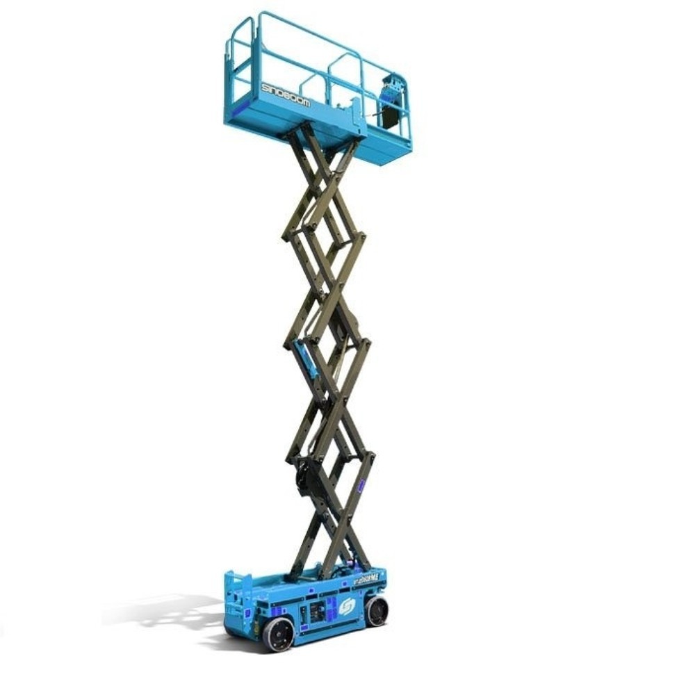 Produktabbildung: Sinoboom Scherenarbeitsbühne 2732E, elektrisch verfahrbar, max. 10,10 m Arbeitshöhe, Tragkraft 250 kg