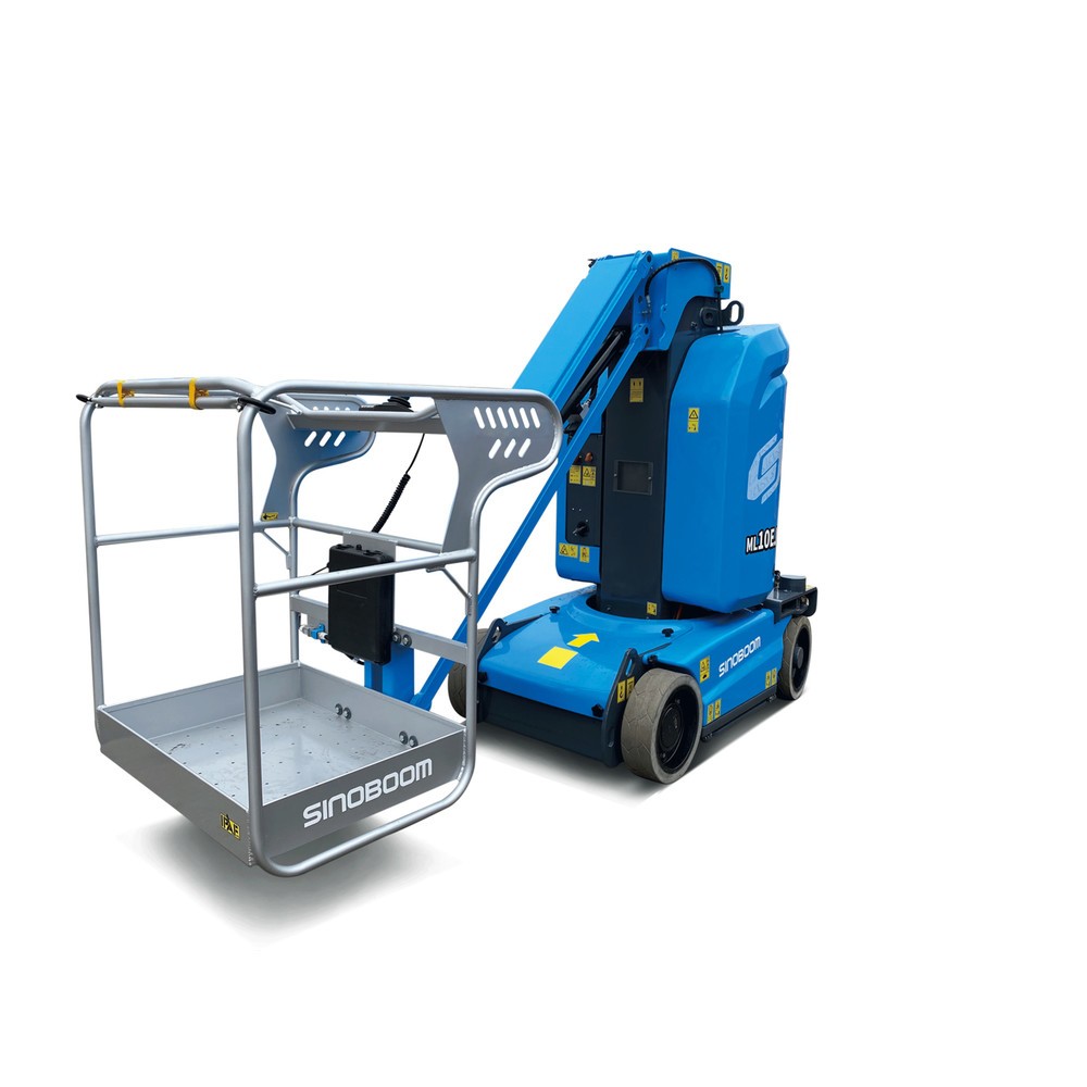 Produktabbildung: Sinoboom Teleskopmastbühne ML10EJ, elektrisch verfahrbar, max. 10,30 m Arbeitshöhe, Tragkraft 200 kg