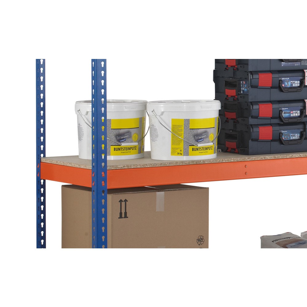 Číslo obrázku produktu 2: Široký regál SCHULTE, s dřevotřískovými deskami, základní pole, VxŠxH 3 048 x 1 536 x 469 mm