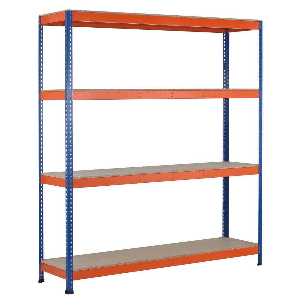Obrázek produktu: Široký regál SCHULTE, s dřevotřískovými deskami, základní pole, VxŠxH 3 048 x 1 536 x 469 mm