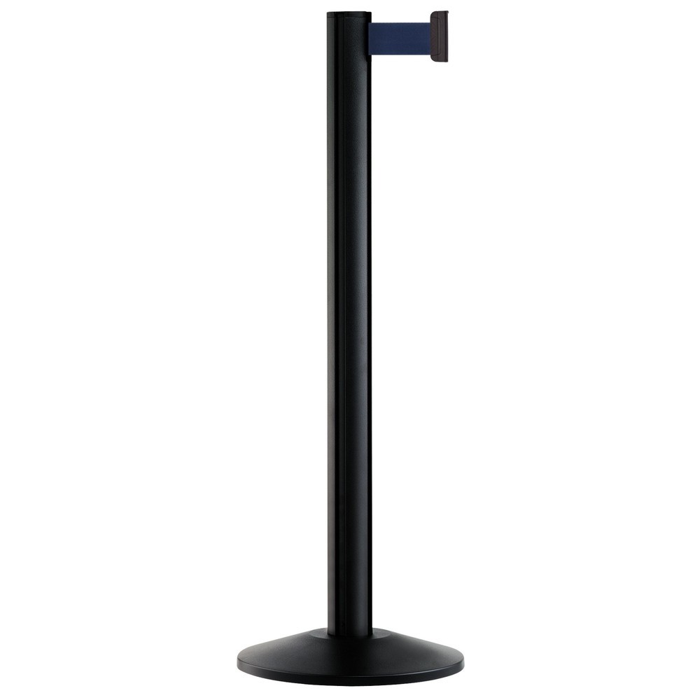 Imagen del producto: Sistema de guiado de personas Classic, poste negro, azul oscuro