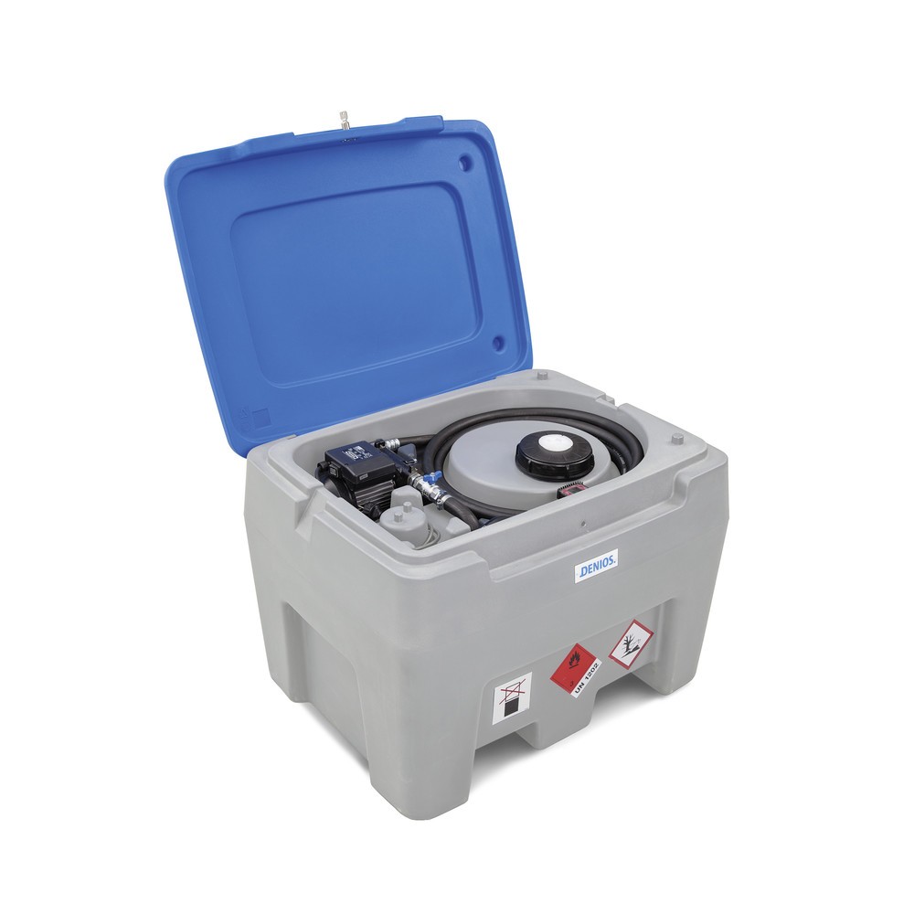 Imagen del producto: sistema de depósito de PE, con bomba, boquilla y manguera, volumen 250 litros, V 12, 35 l/min
