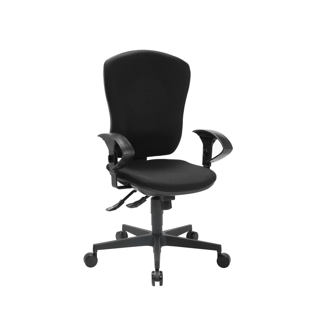 Produktabbildung Nr. 3: SITWELL STEIFENSAND Bandscheiben-Bürostuhl Flash Polster, Synchron-Mechanik, Stoff-Rückenlehne, Tragkraft 110 kg