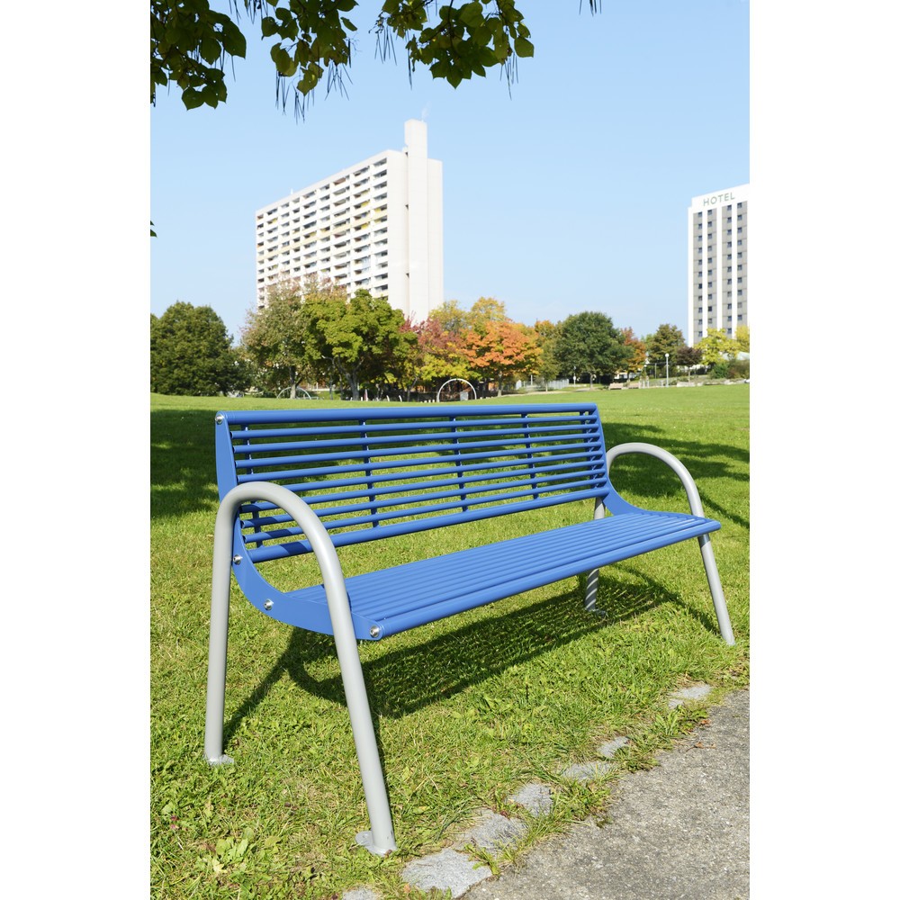 Produktabbildung Nr. 3: Sitzbank Rola, weinrot, kieselgrau