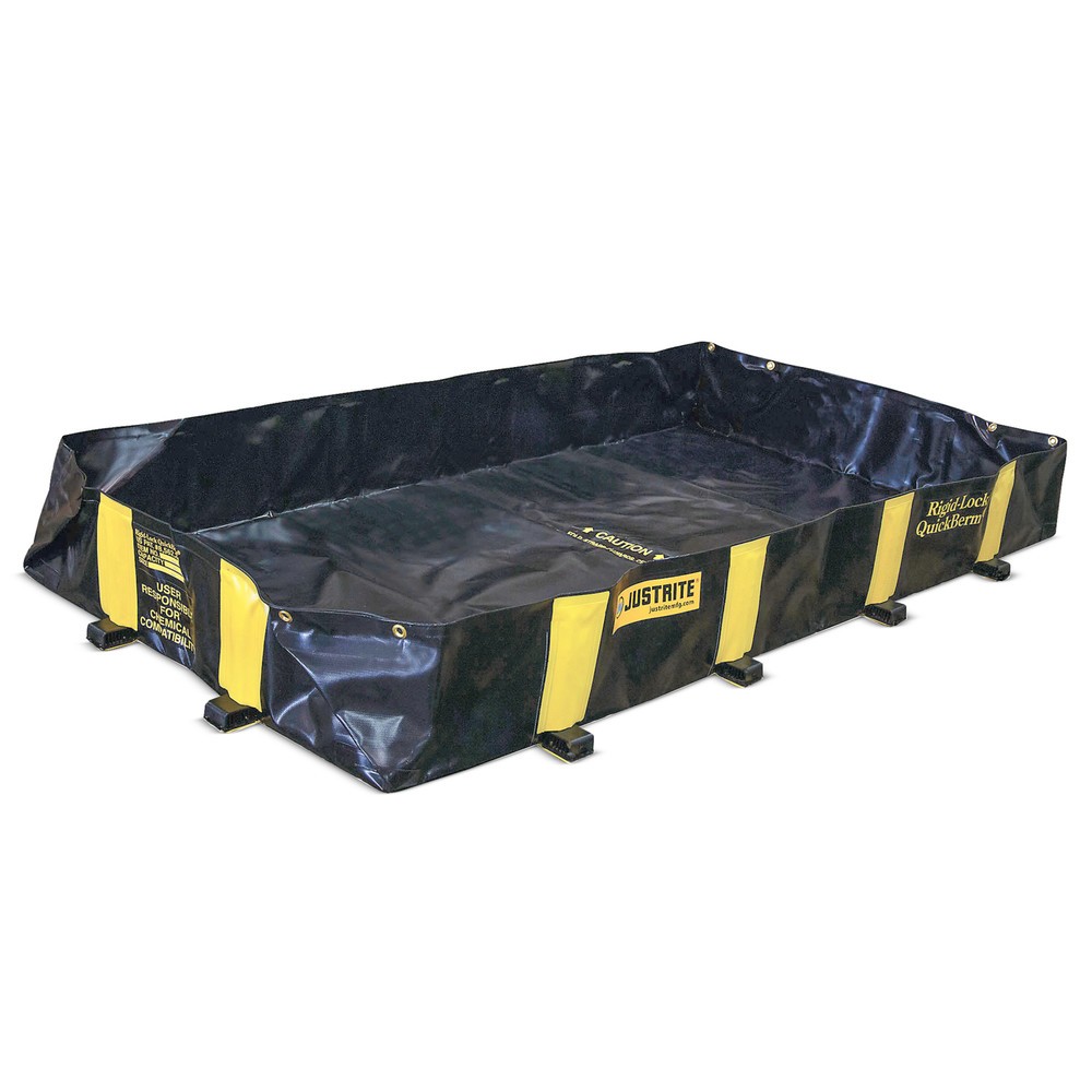 Obrázok výrobku: Justrite® QuickBerm® skladacia záchytná vaňa z PVC, kapacita 662 l