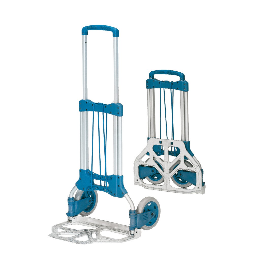 Zdjęcie produktu nr 5: Składany aluminiowy wózek transportowy fetra®, udźwig 125 kg, szufla szer. x gł. 480 x 320 mm