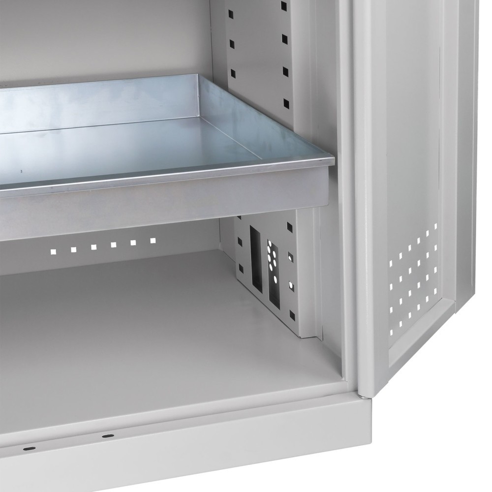 Číslo obrázku produktu 6: Skříň na chemikálie a na přípravky na ochranu rostlin HEMMDAL se 4 sběrnými vanami, VxŠxH 1920 x 920 x 580 mm