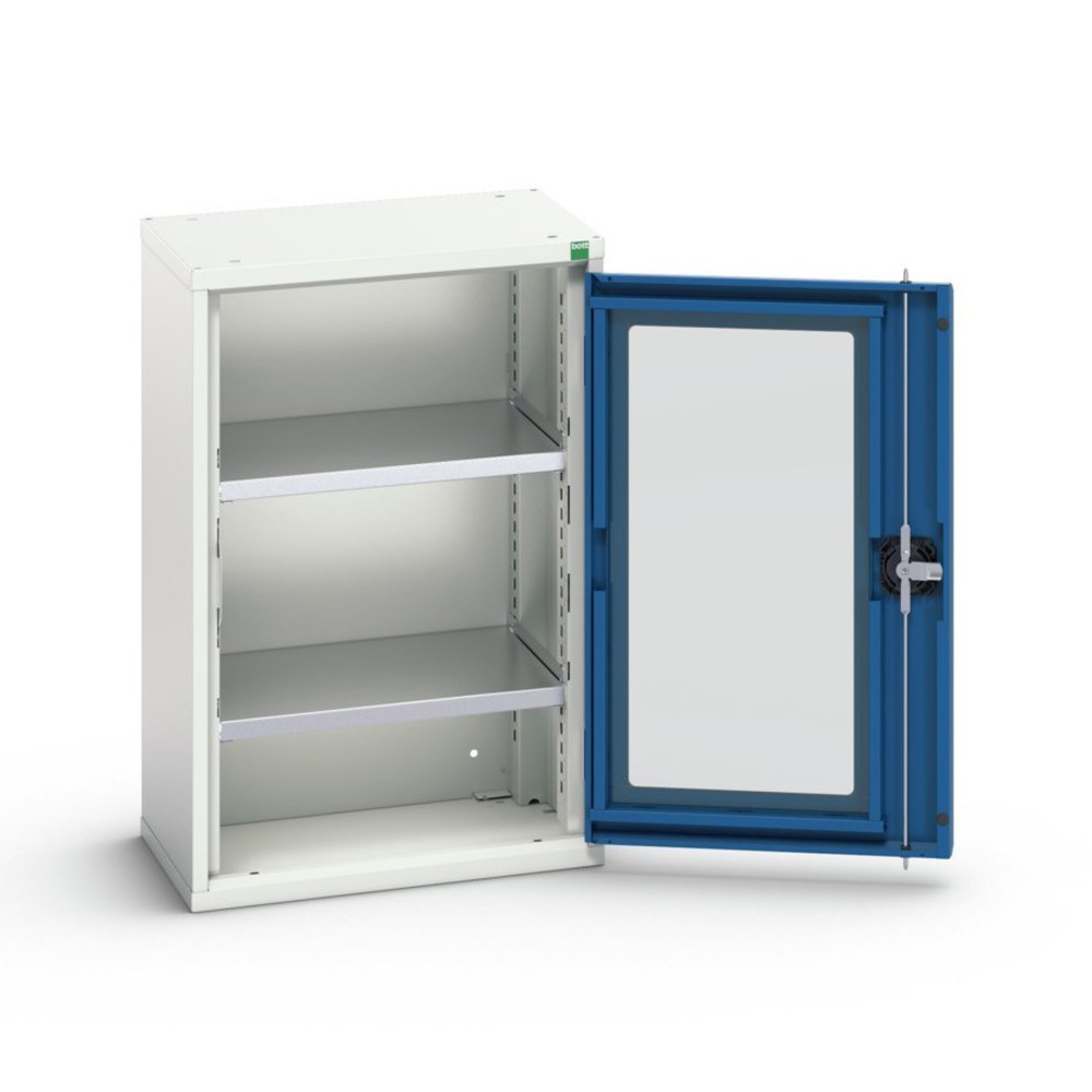 Obrázok výrobku: Prístavná skriňa bott verso s priezorom, s 2 policami, š × h × v: 525 × 350 × 800 mm